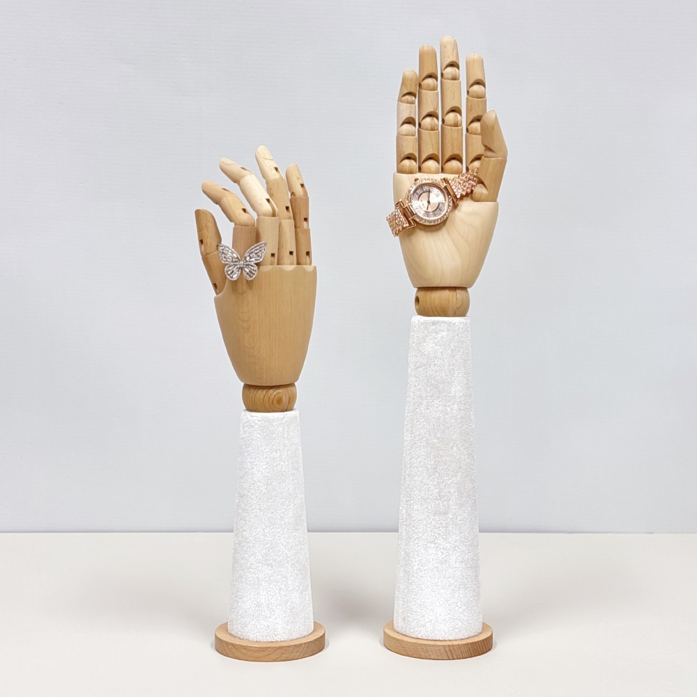 Body Jewelry Shop - Manichino a mano in velluto di