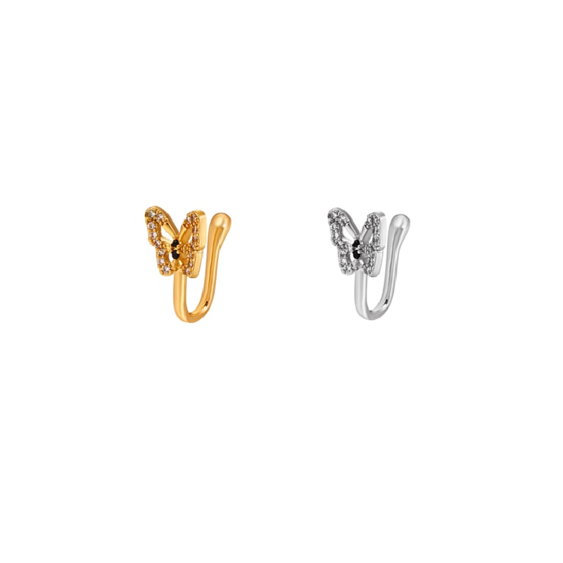 Body Jewelry Nose Studs - 1 pz anello al naso imitazione