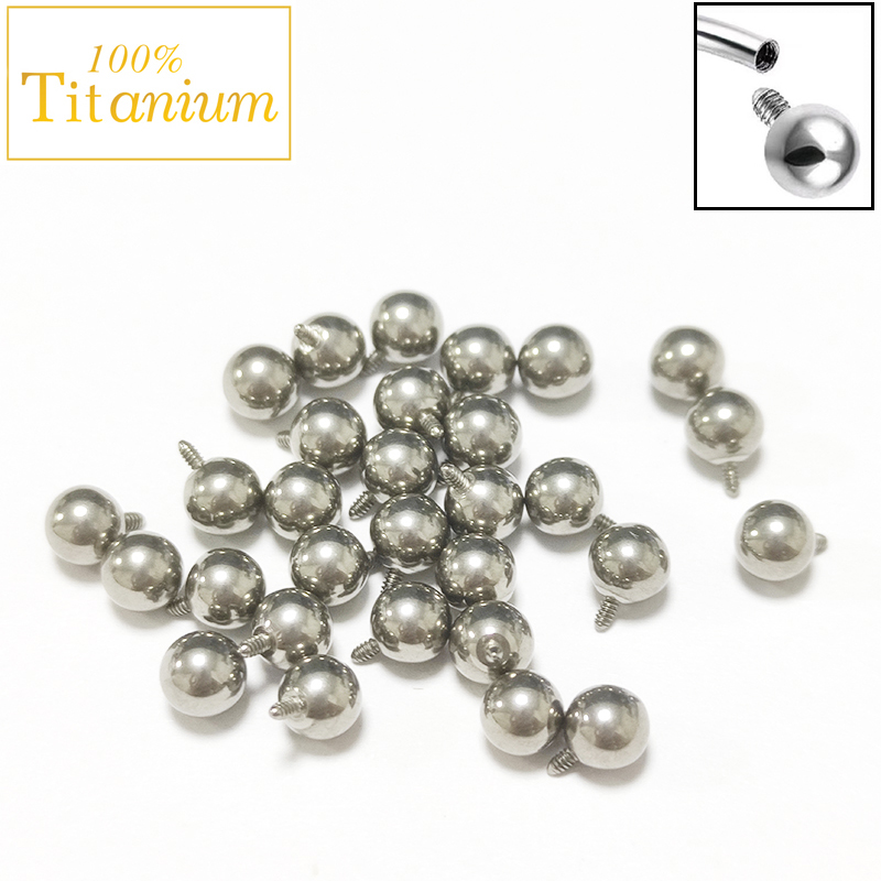 Body Jewelry Implant Grade - 10Pc Grado Impianto ASTM G23 Titanio
