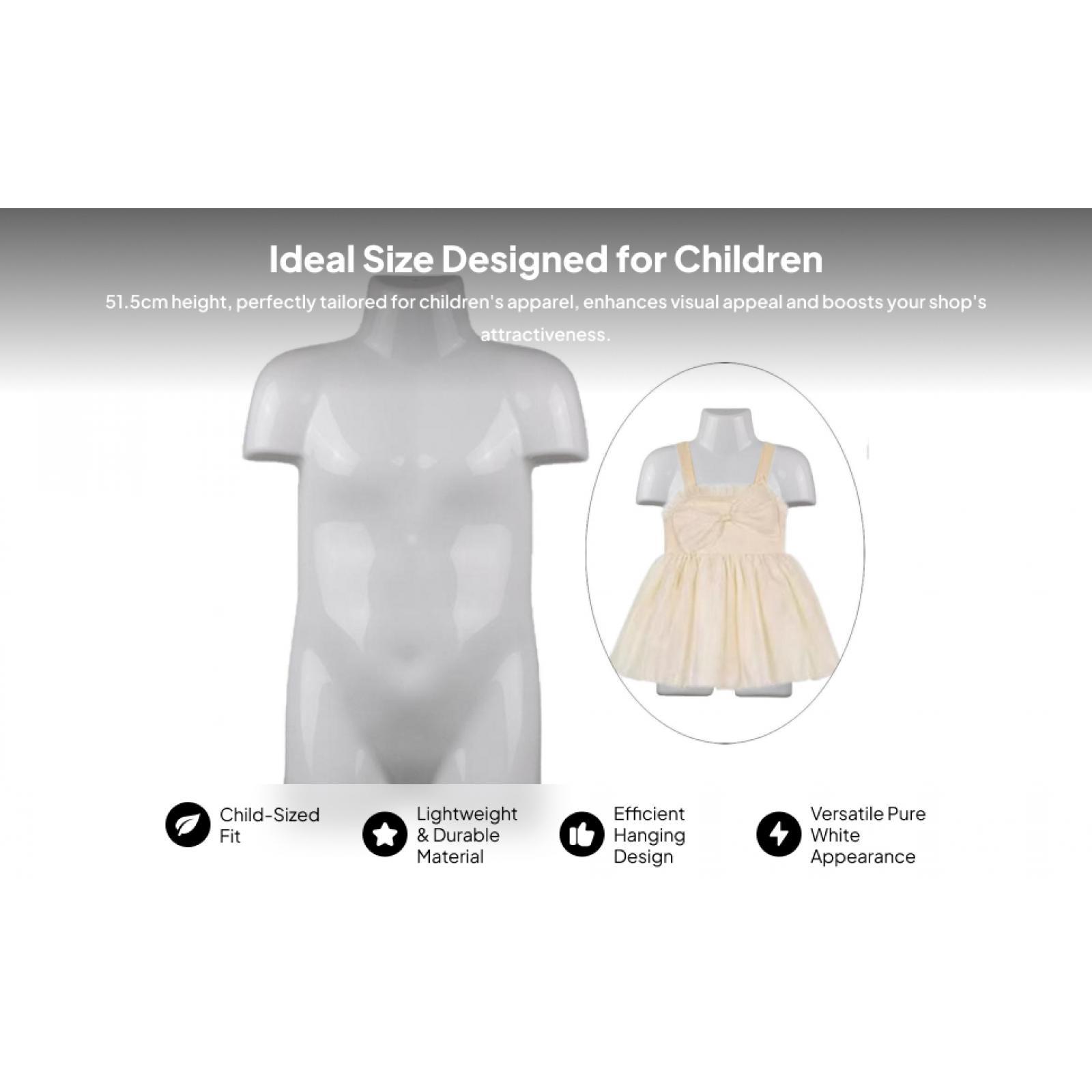 Body Jewelry Shop - Manichino per bambini Torso Manichino per