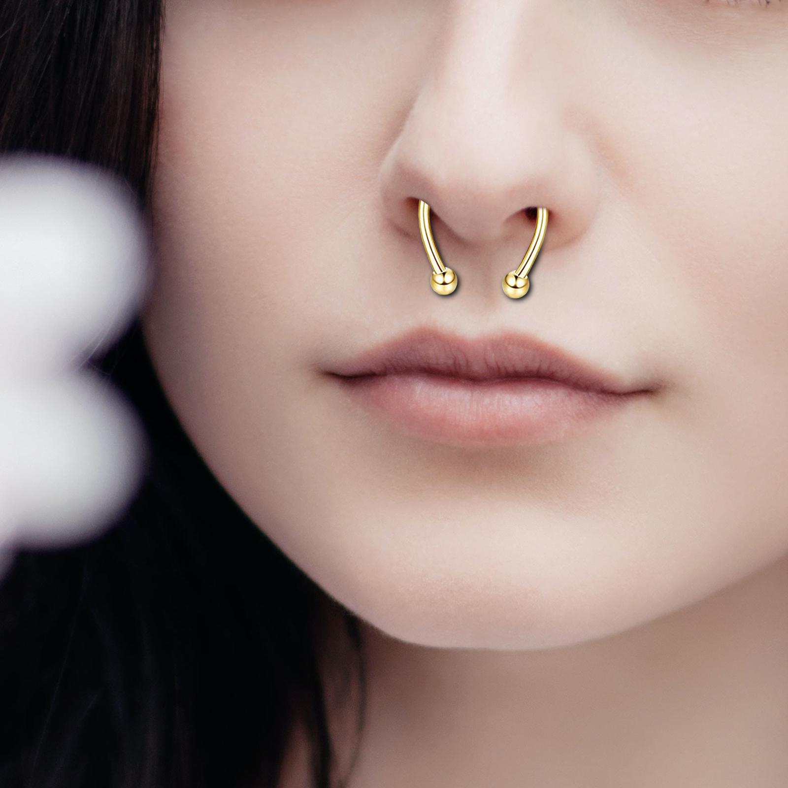 Body Jewelry Shop - Anello Magnetico per Naso in Acciaio