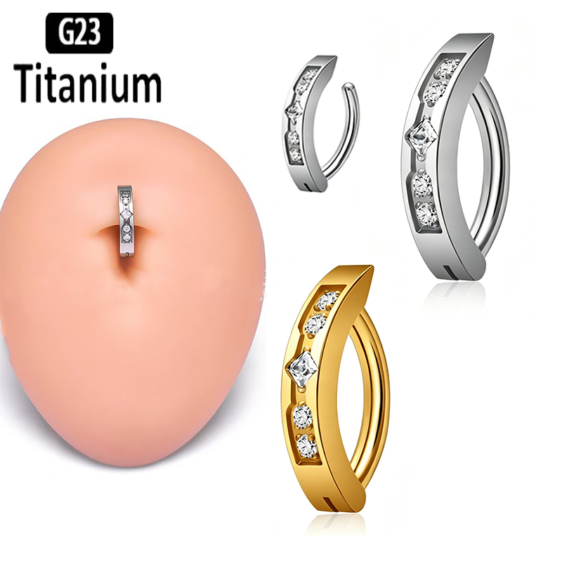 Body Jewelry Implant Grade - Piercing Curvo in Titanio ASTM F136