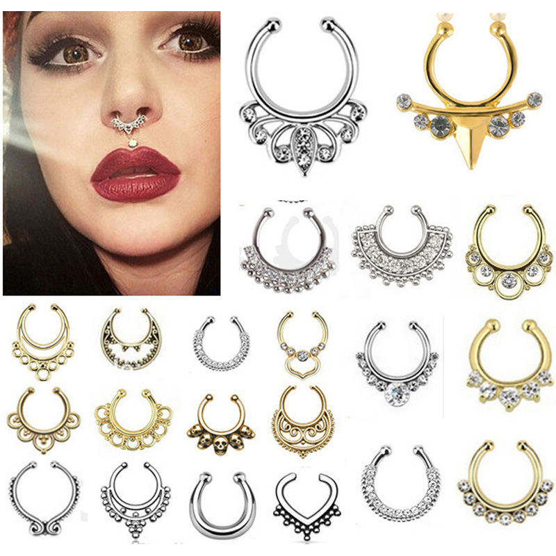 Body Jewelry Nose Studs - Cristallo indiano snag nel naso per