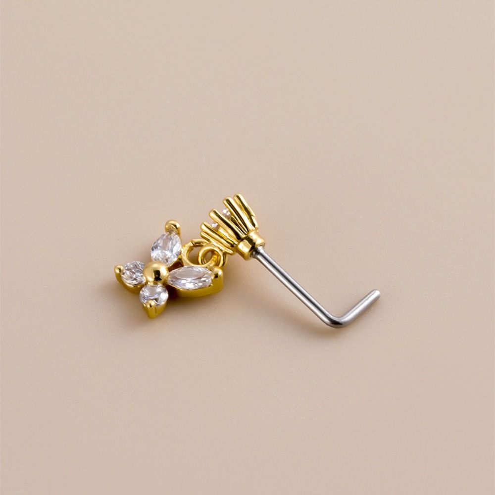 Body Jewelry Nose Studs - Piercing per Naso in Acciaio Inossidabile