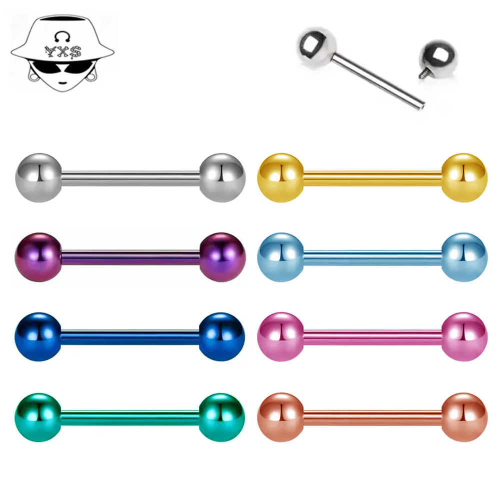 Body Jewelry Implant Grade - 2 pz/lotto Piercing in Titanio ASTM
