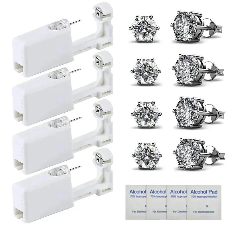 Body Jewelry Factory - Kit Pistola Fora Orecchie 2-12 Pezzi,