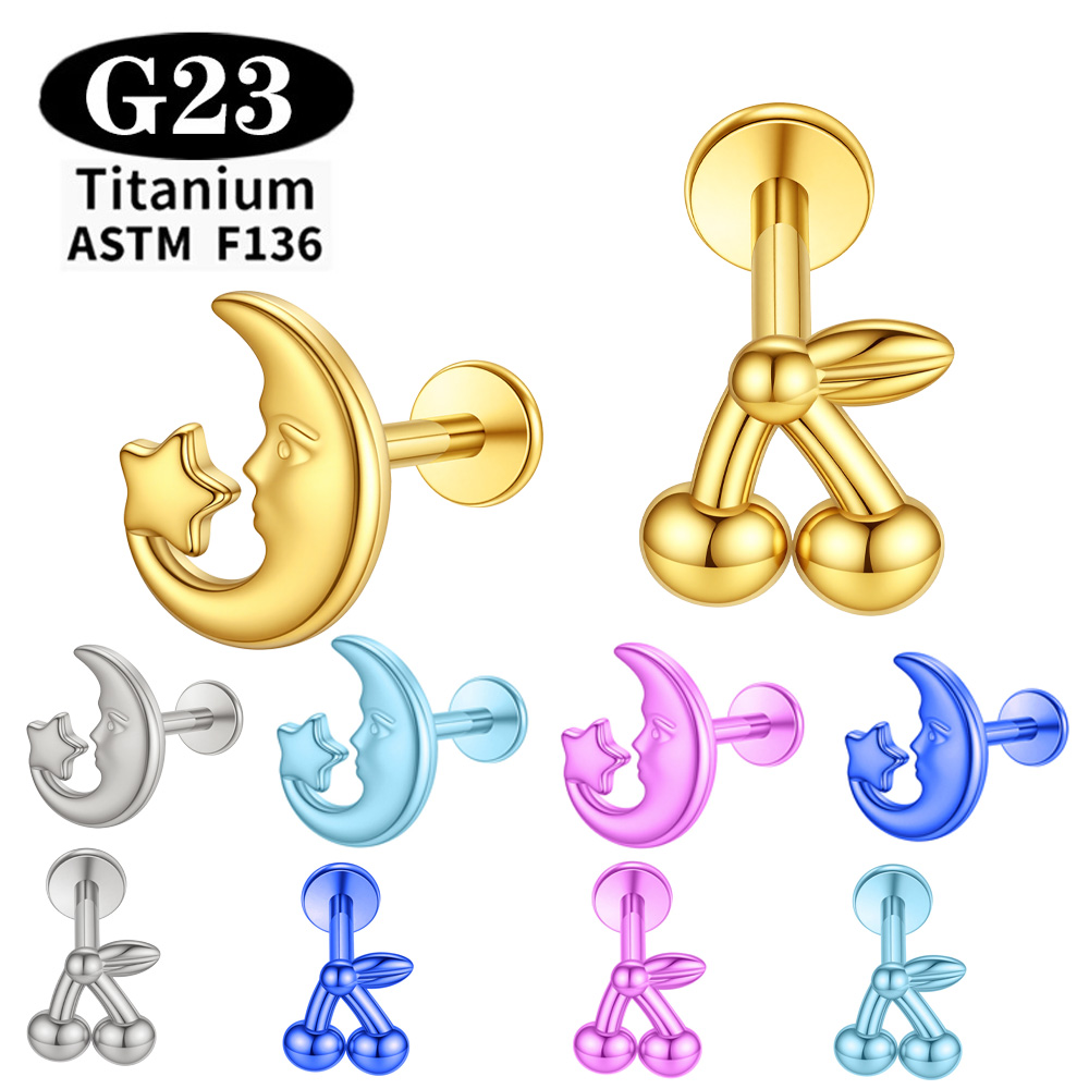 Body Jewelry Implant Grade - Piercing in Titanio ASTM F136 di