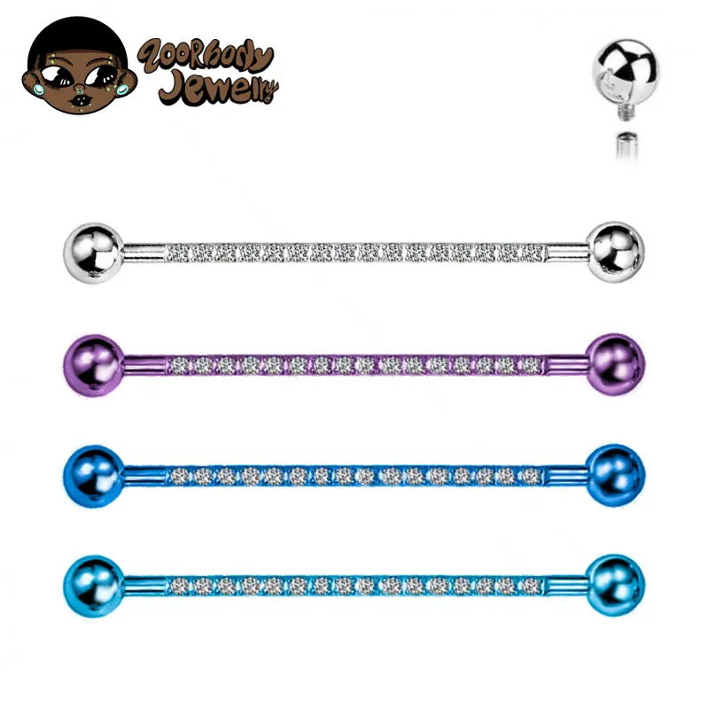 Body Jewelry Implant Grade - F136 Titanio di grado impianto 14G
