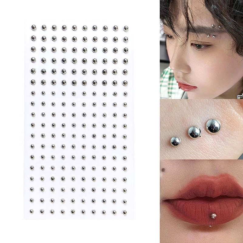 Body Jewelry Nose Studs - Adesivo con diamanti Falso naso Stud