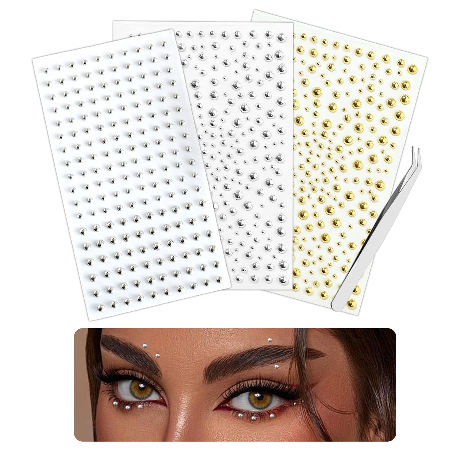 Body Jewelry Nose Studs - Face corpo anello adesivi autoadesivi faccia