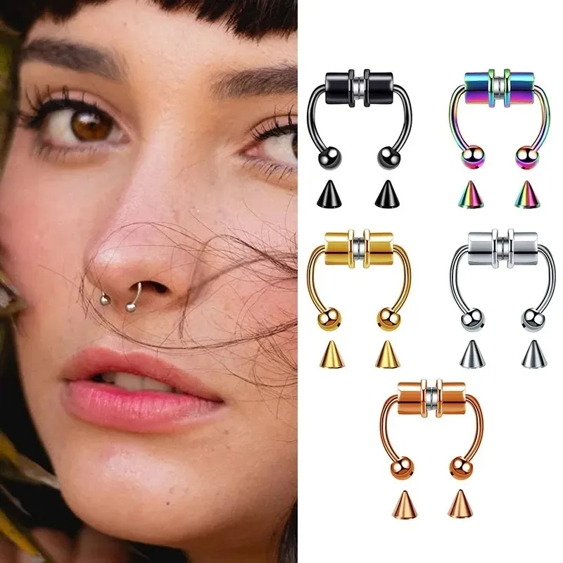 1/2/3 pezzi di anelli magnetic - Body Jewelry Nose Studs recensione e prezzo