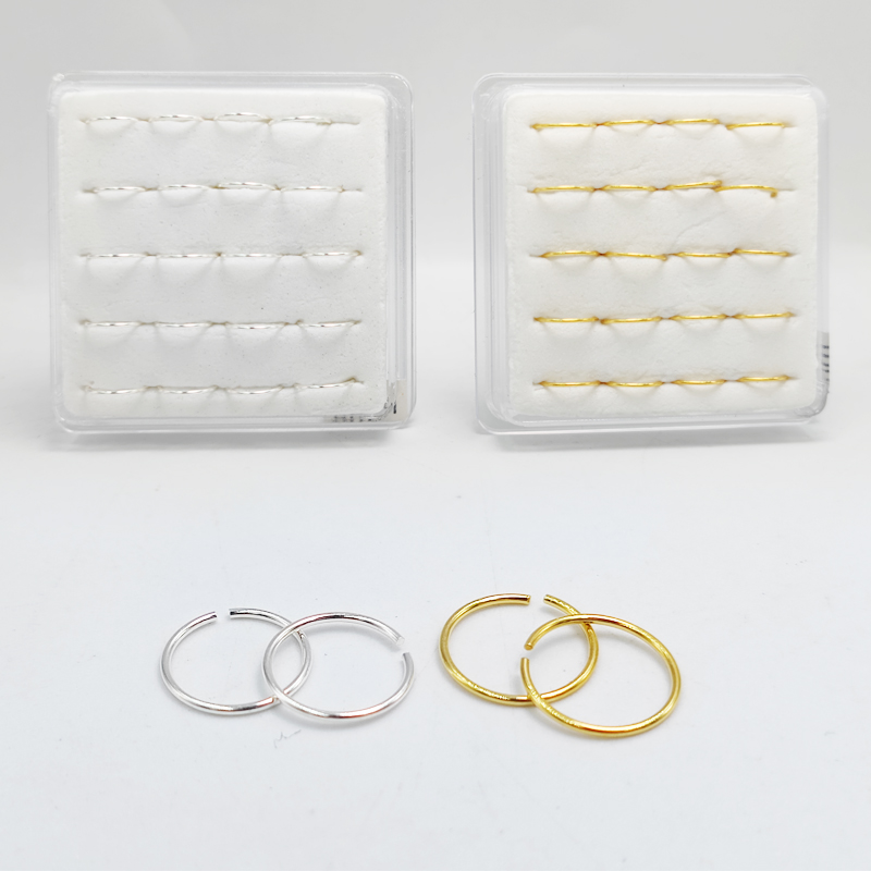Anello al naso in argento ster - Body Jewelry Lip Ring recensione e prezzo