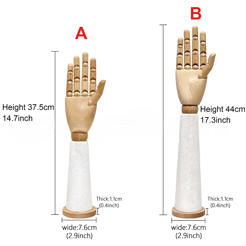 Manichino a mano in velluto di - Body Jewelry Shop recensione e prezzo