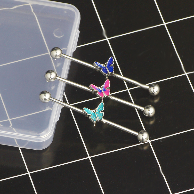 Orecchini industriali a farfal - Body Jewelry Factory recensione e prezzo