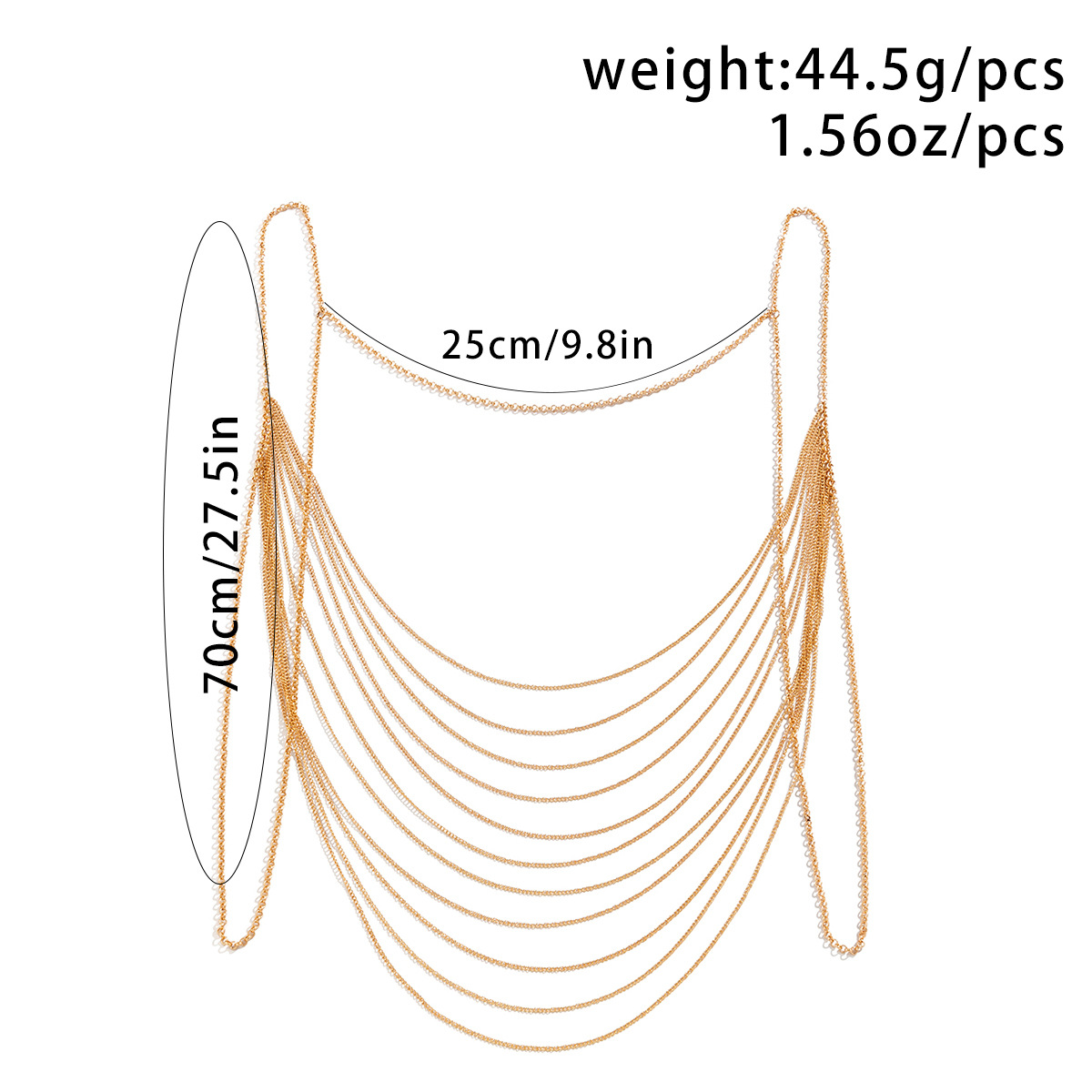 Classica catena per il corpo c - Body Jewelry For Sale recensione e prezzo