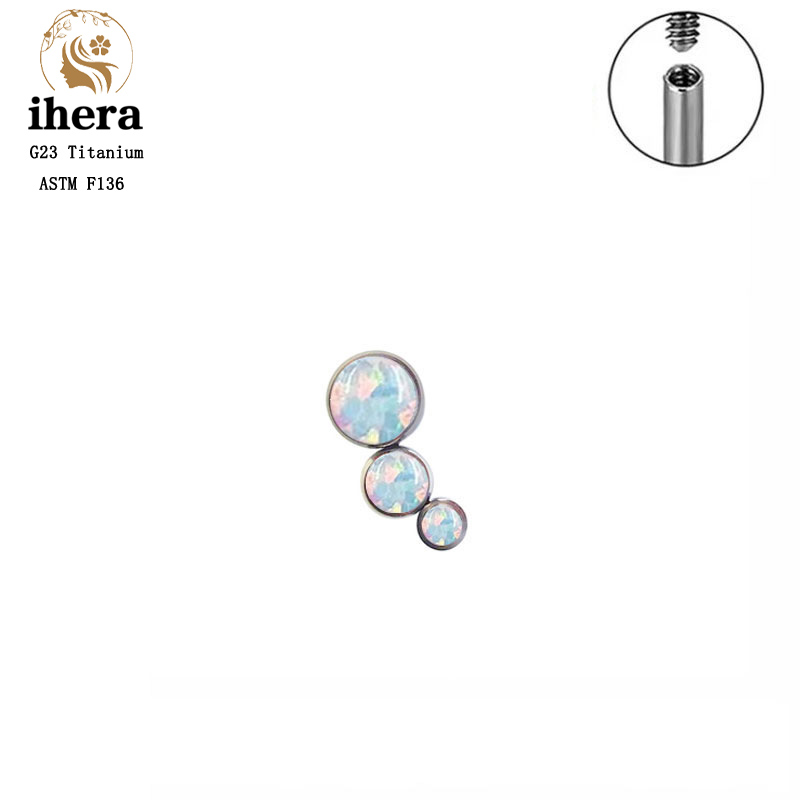 Orecchini a perno piatti in ti - Body Jewelry Lip Ring recensione e prezzo