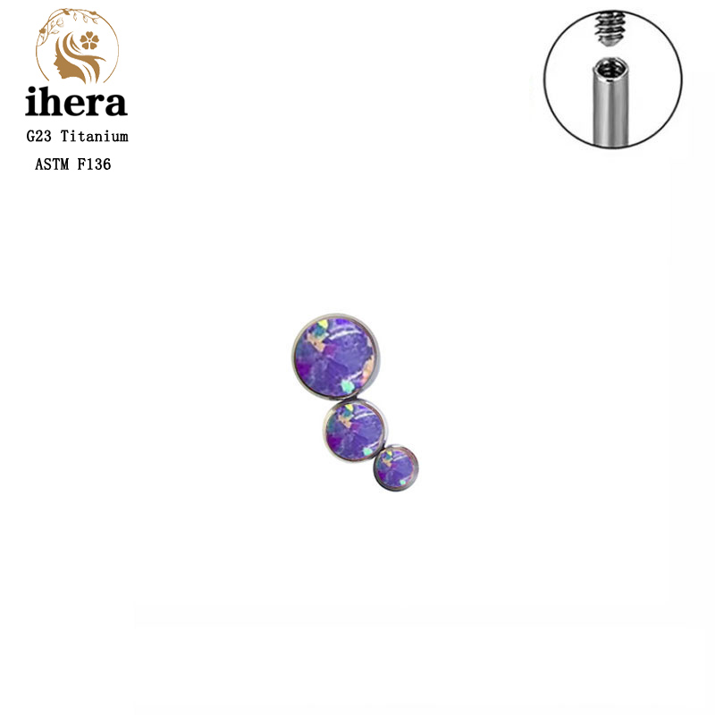 Orecchini a perno piatti in ti - Body Jewelry Lip Ring recensione e prezzo