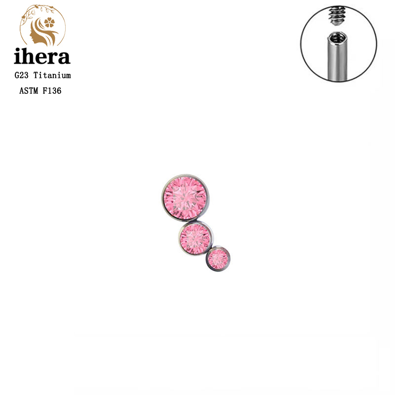 Orecchini a perno piatti in ti - Body Jewelry Lip Ring recensione e prezzo