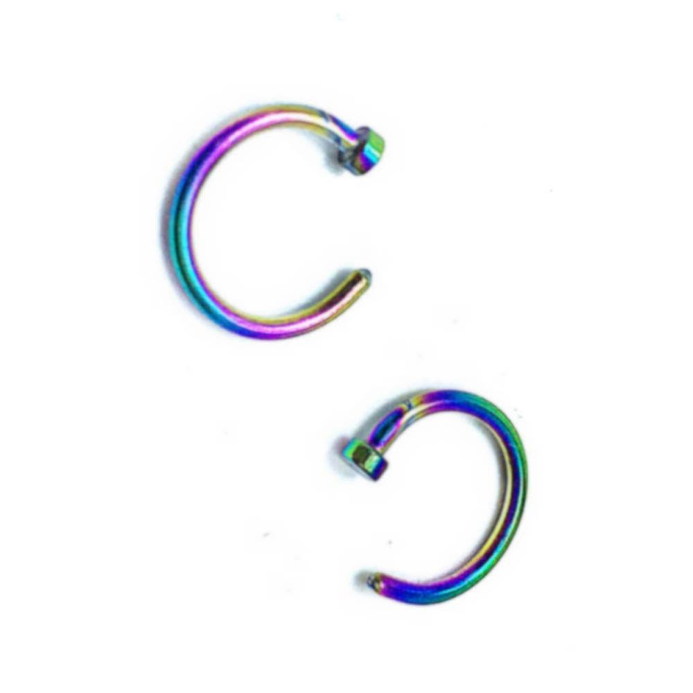 Orecchini a perno sottili a fo - Body Jewelry Nose Studs recensione e prezzo