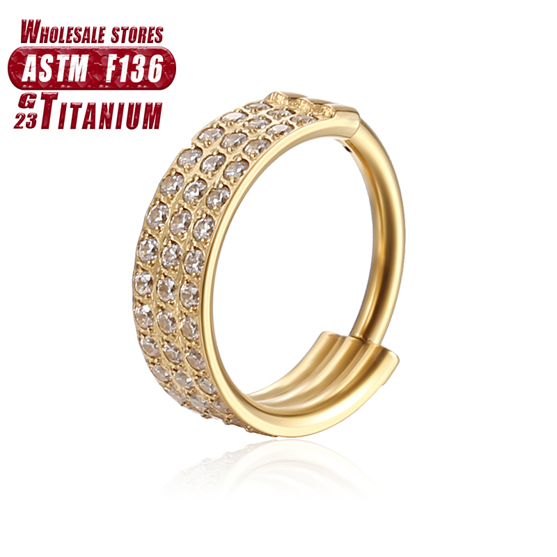 F136 anello al naso in titanio - Body Jewelry Implant Grade recensione e prezzo