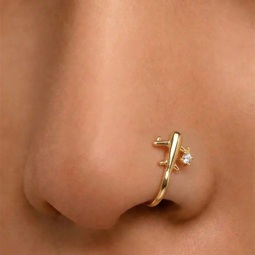 Clip per naso senza piercing a - Body Jewelry Nose Studs recensione e prezzo