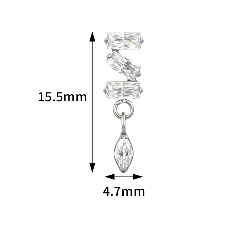 ASTM F136 Titanio EAR PIERC Cu - Body Jewelry Factory recensione e prezzo