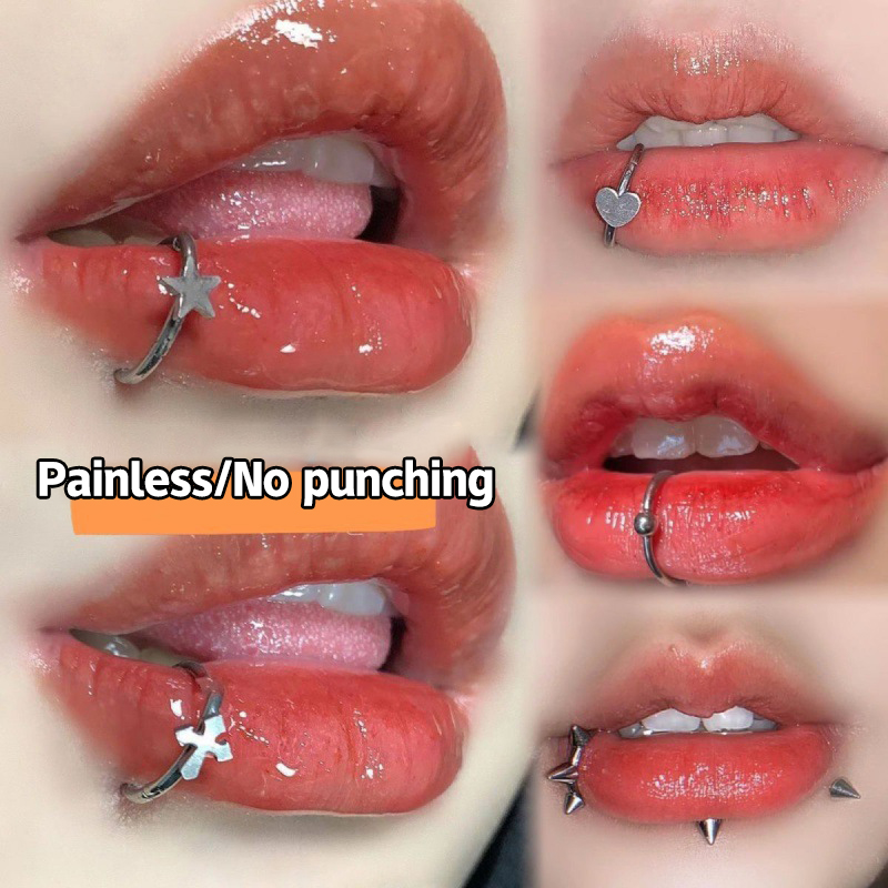1Pc In Acciaio Inox Falso Anel - Body Jewelry Lip Ring recensione e prezzo