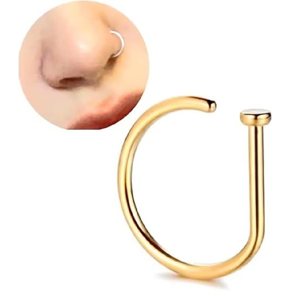 Set di 4 Anelli per Naso a For - Body Jewelry Nose Studs recensione e prezzo