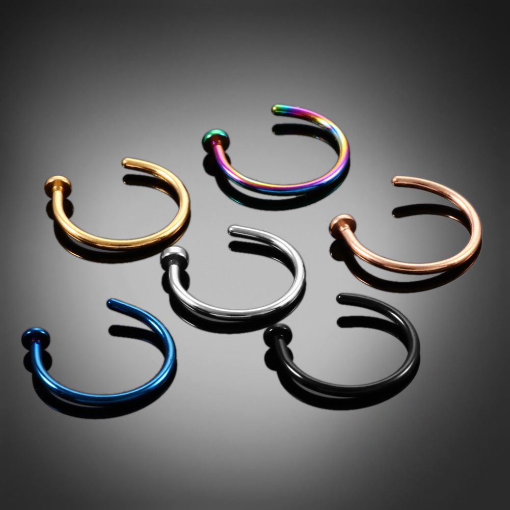 10 Pezzi di Orecchini a Cerchi - Body Jewelry Nose Studs recensione e prezzo