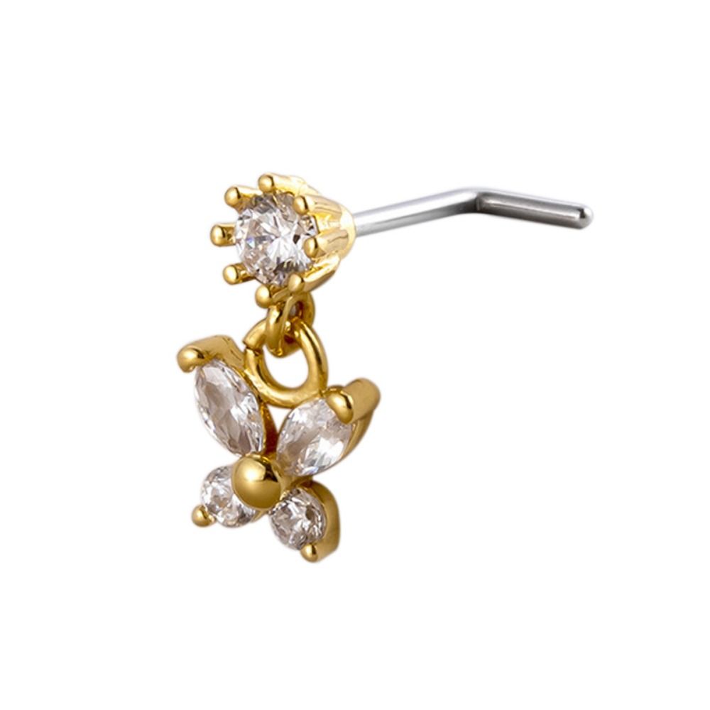 Piercing per Naso in Acciaio I - Body Jewelry Nose Studs recensione e prezzo