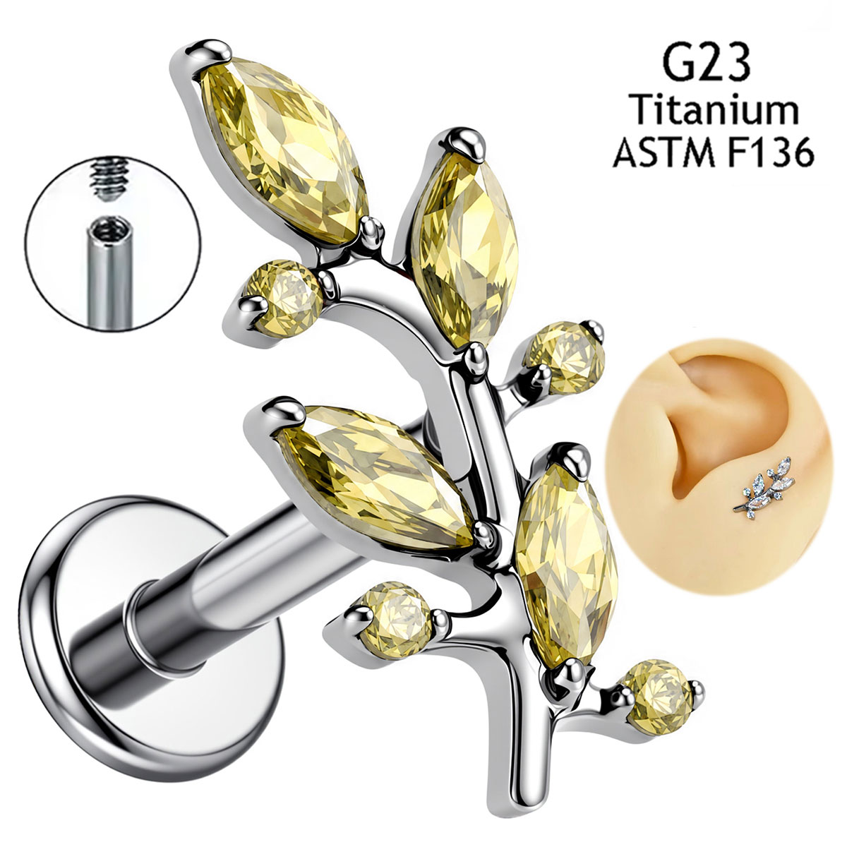 Nuovo Gioiello per Piercing in - Body Jewelry Implant Grade recensione e prezzo