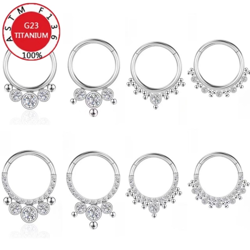 2/5 pezzi, 16G, titanio G23 di - Body Jewelry Implant Grade recensione e prezzo