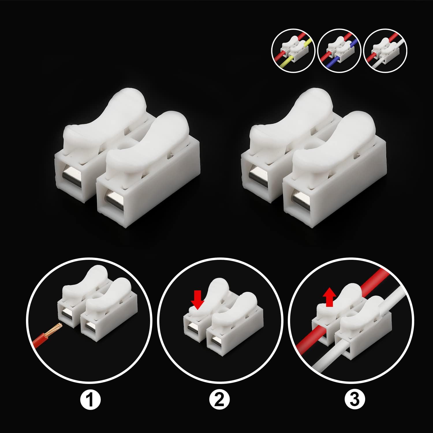 50pcs Push Quick Wire Cable CH - Threadless Push Pin recensione e prezzo