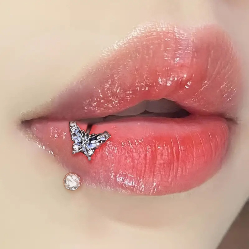 Anello per labbra a farfalla i - Body Jewelry Lip Ring recensione e prezzo