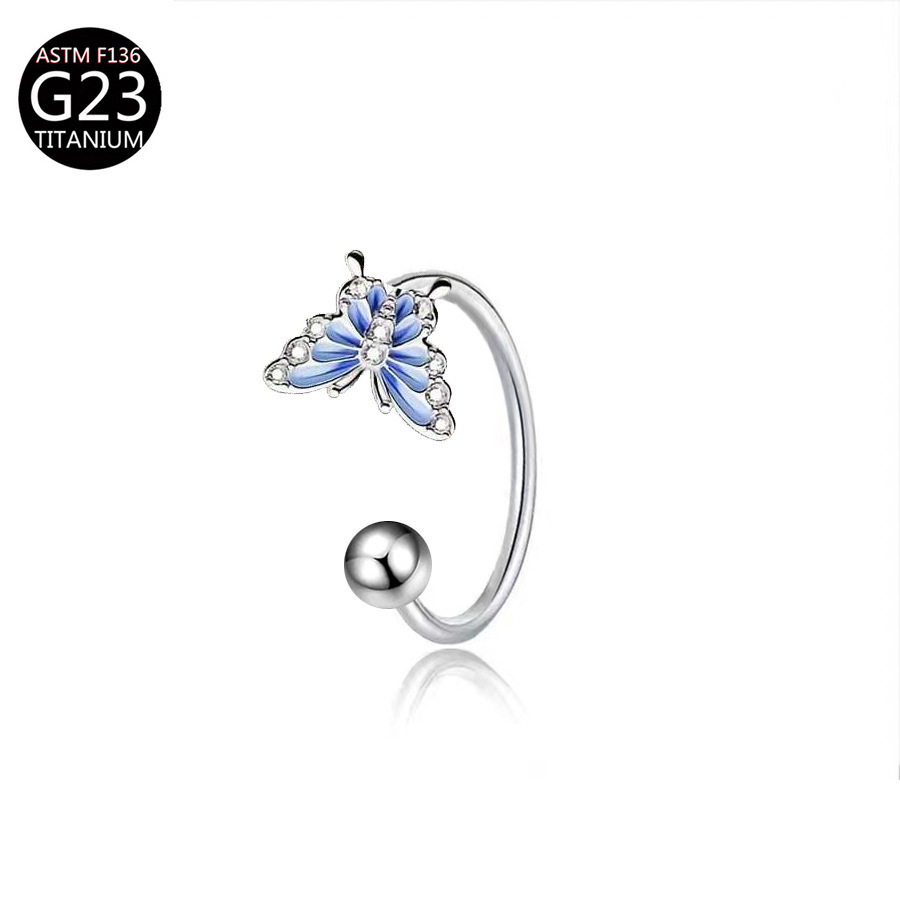 Anello per labbra a farfalla i - Body Jewelry Lip Ring recensione e prezzo