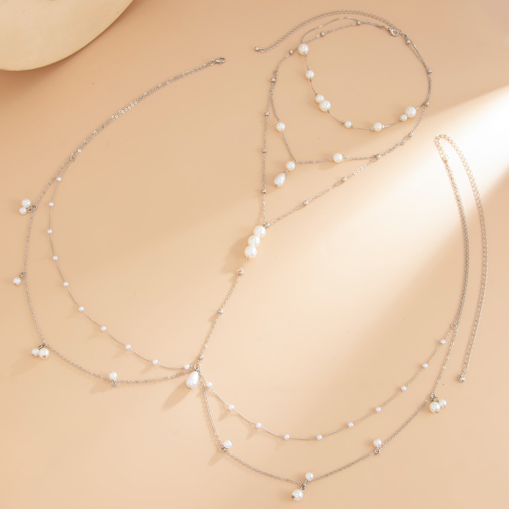Collana a più strati con perle - Body Jewelry For Sale recensione e prezzo