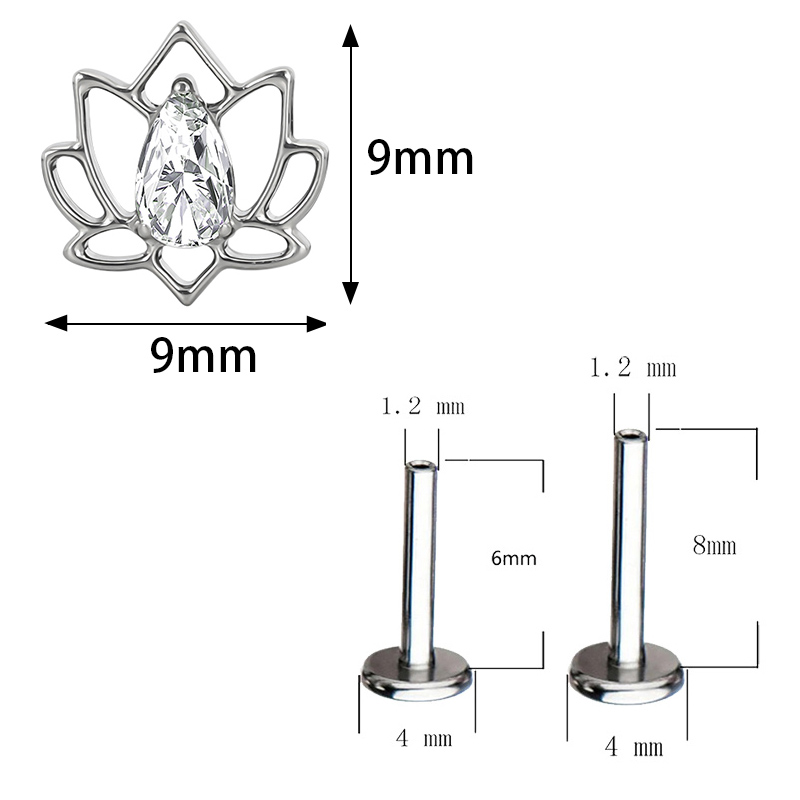 ASTM F136 Titanio Orecchio PIE - Body Jewelry Factory recensione e prezzo