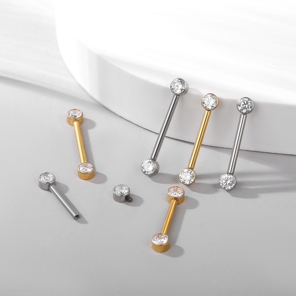 1/5 pezzi piercing al capezzol - Body Jewelry Implant Grade recensione e prezzo